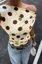 Yellow Polka Dot One Shoulder Top