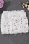 White Sequin A-Line Mini Skirt