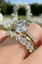Golden Statement Set Of 3 Rings