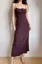 Black Floral Sweetheart Midi Dress