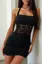 Black Lace Bodycon Mini Dress