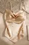 Beige Pearl Embellished Asymmetric Top