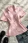 Light Pink Solid Collared Shirt