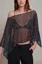 Black Polka Dot One-Shoulder Top