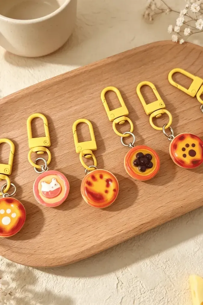Yellow Set Of 6 Charms - Image 1