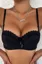 Black Lace Sweetheart Bra