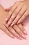Pink Graphic Printed Press On Nails