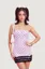 Light Pink Polka Dot Tube Mini Dress