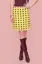 Yellow Polka Dot Mini Skirt