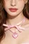 Light Pink Statement Heart Necklace