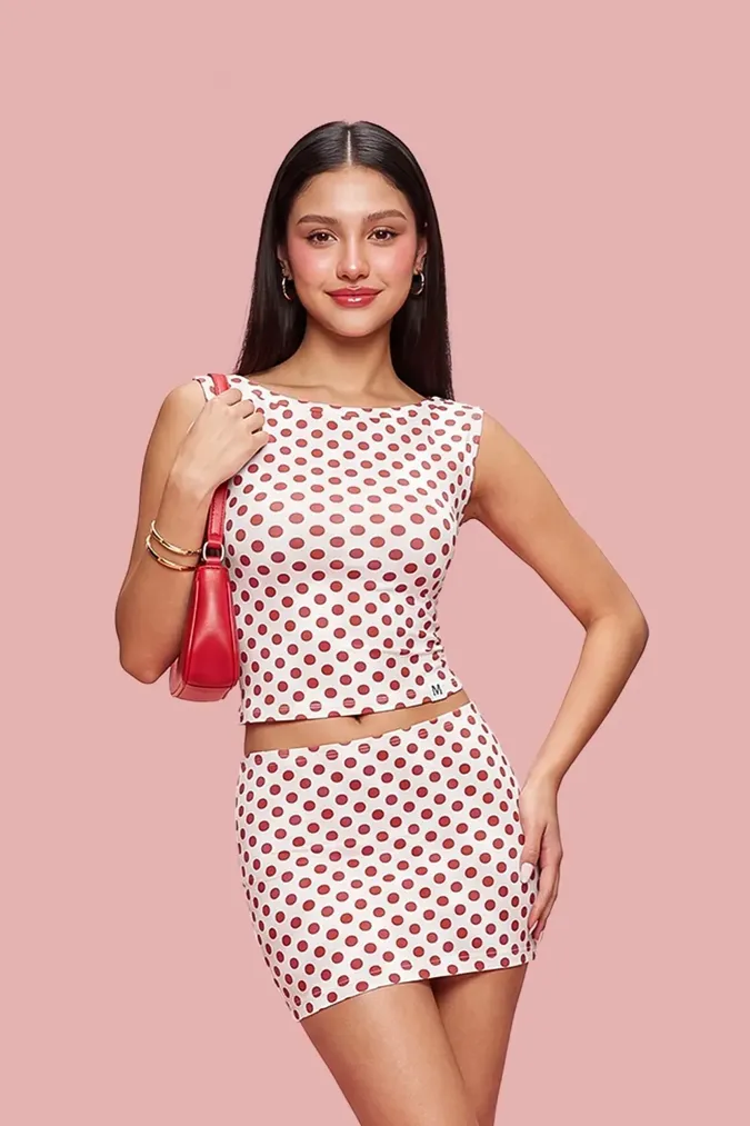 Red Polka Dot Co-Ords Set - Image 1