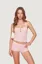 Light Pink Striped Crochet Co-Ords Set
