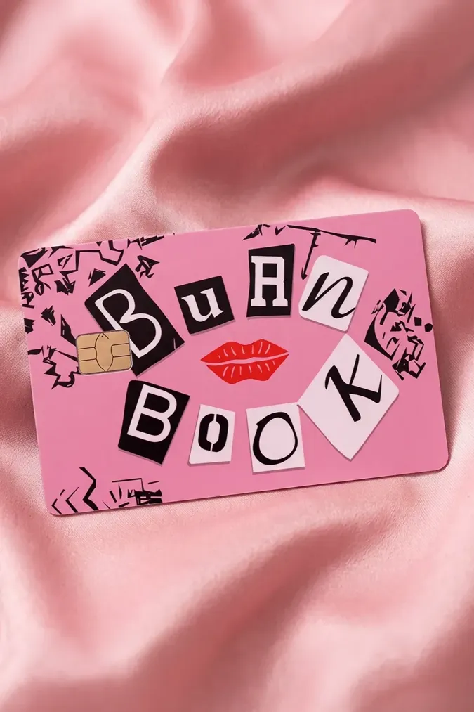 Pink Graphic Printed Card Skin - Image 1