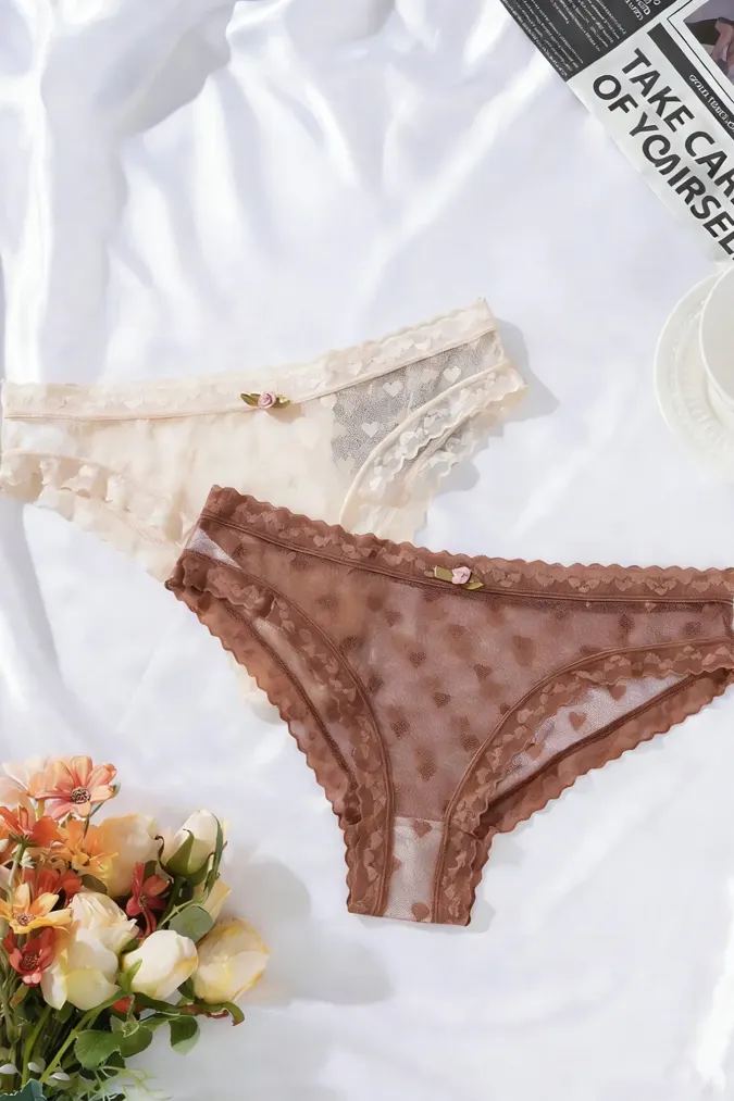 Brown Set Of 2 Panties - Image 1