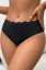 Black Mid-Rise Heart Cut-Out Panties