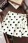 White Polka Dot Wrap Skirt