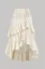 Off-White Ruffled Mid Rise Skirt