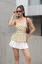 Light Yellow Polka Dot Tube Top