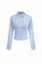 Light Blue Gingham Lace Shirt
