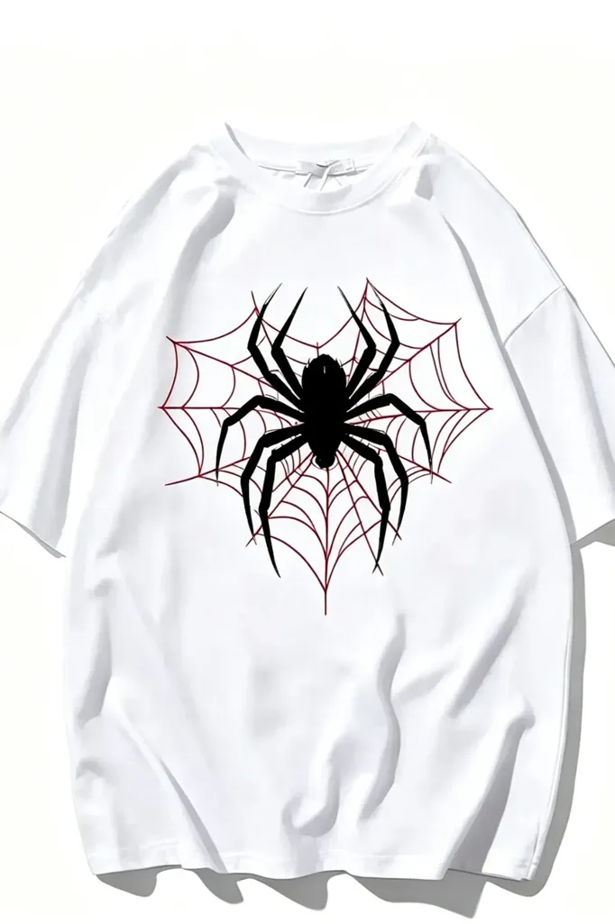 White Oversized Graphic Top - Image 1