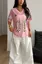 Light Pink Leopard Graphic T-Shirt