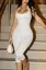 White Polka Dot Khloe Kardashian Inspired Co-Ord Set