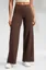 Brown Solid High Rise Trousers