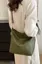 Dark Green Solid Shoulder Bag