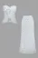 White Floral Lace Tube Co-Ords Set