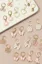 Light Pink Set Of 12 Earrings