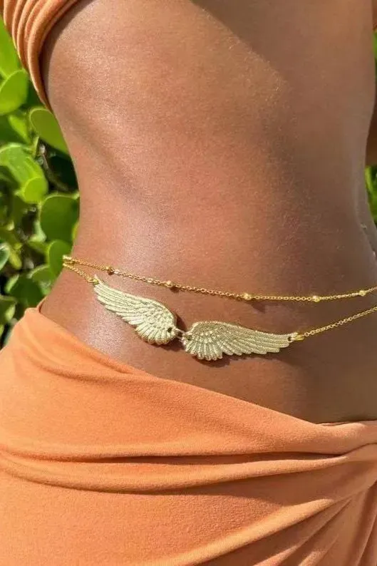 Golden Glam Body Chain - Image 1
