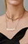 Rose Typography Layered Necklace