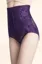 Purple Floral Lace Overlay Shapewear