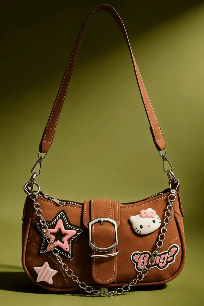 Brown Hello Kitty Shoulder Bag - Image 1
