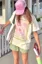 Cream Printed Oversized T-Shirt