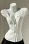 White Solid Sweetheart Ruffled Top