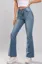 Light Blue Embroidered Mid-Rise Jeans