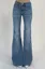 Blue Bootcut Mid-Rise Jeans