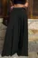 Black Solid Pleated Trousers