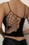 Black Spider Web Cut Out Top