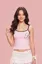 Pink Typography Scoop Neck T-Shirt