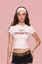 White Typography Crew Neck T-Shirt
