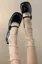 White Lace Overlay Socks