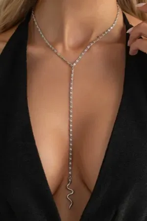 Silver Elegant Statement Necklace - Image 1