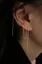 Silver Thread Elegant Drop Earrings