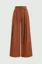 Brown High Rise Pleated Trousers