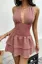 Red Gingham Halter Mini Dress