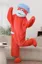Red Quirky Hooded Jumpsuit
