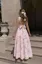 Light Pink Floral Maxi Dress