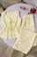 Light Yellow Striped Tie-Up Co-Ord Set